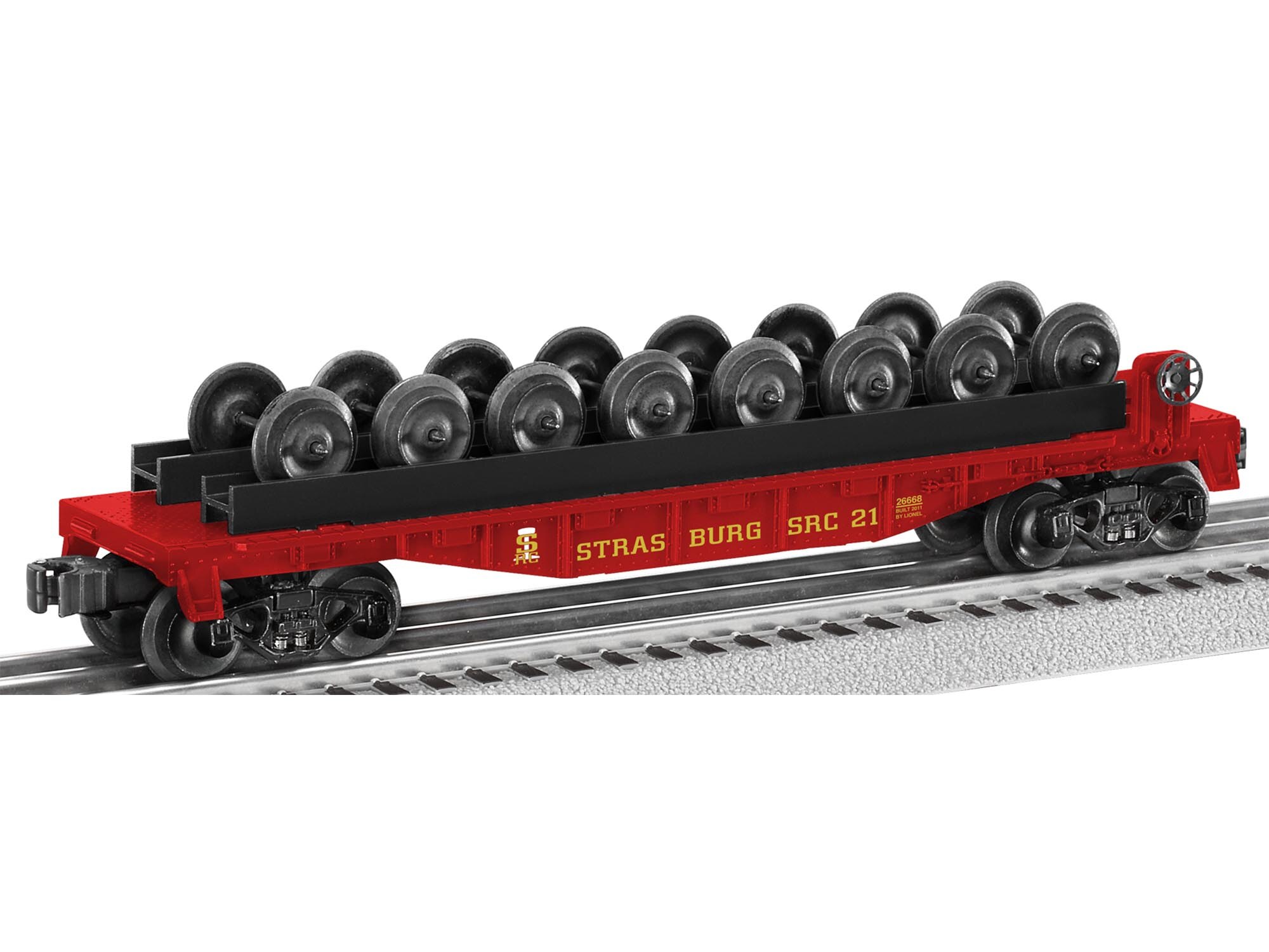Strasburg O27 Flat Car w/Wheel Load